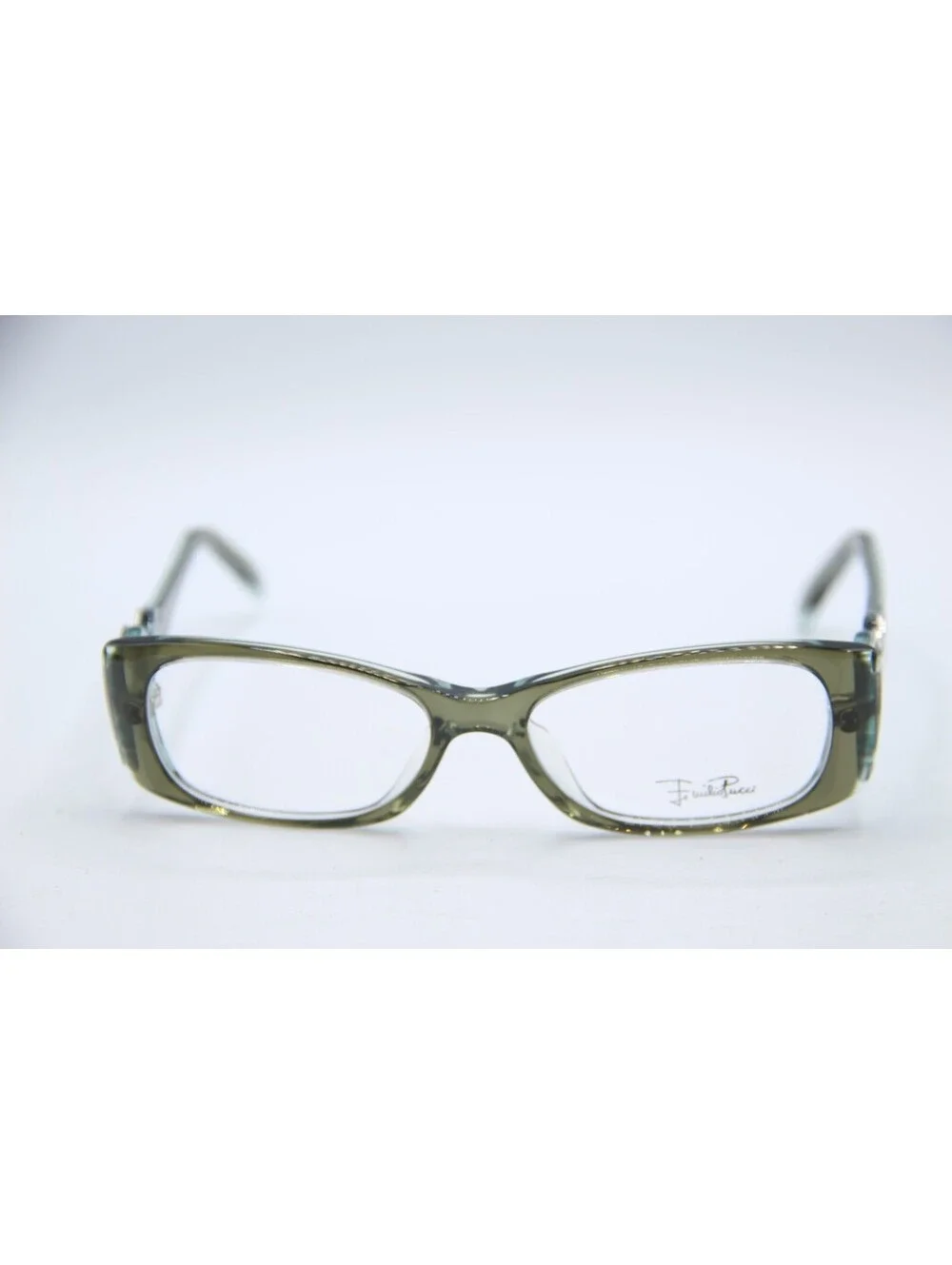 Emilio Pucci Ep2672 340 Clear Green Authentic Eyeglasses 52-19-135
